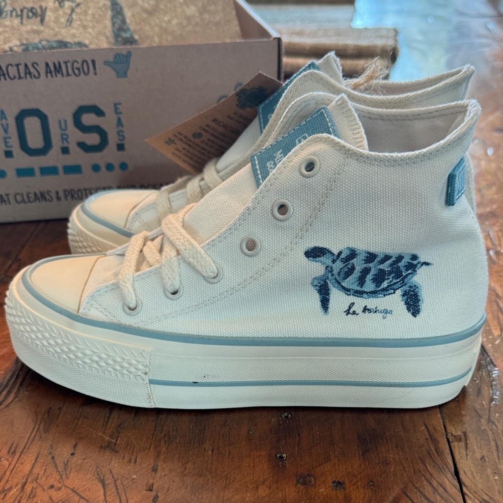 Mipacha Oceano Alto Mucho - Eco-Friendly High-Top Sneakers